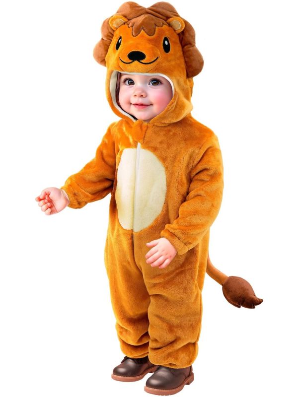 Schattige Leeuw Onesie Baby