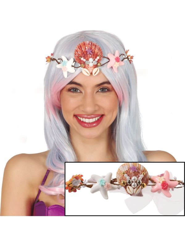 Schelpen Zeemeermin Hoofdband