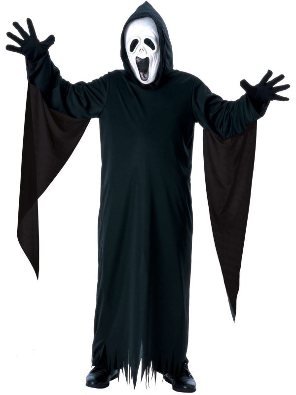 Scream Geest Gewaad Zwart Kinderen