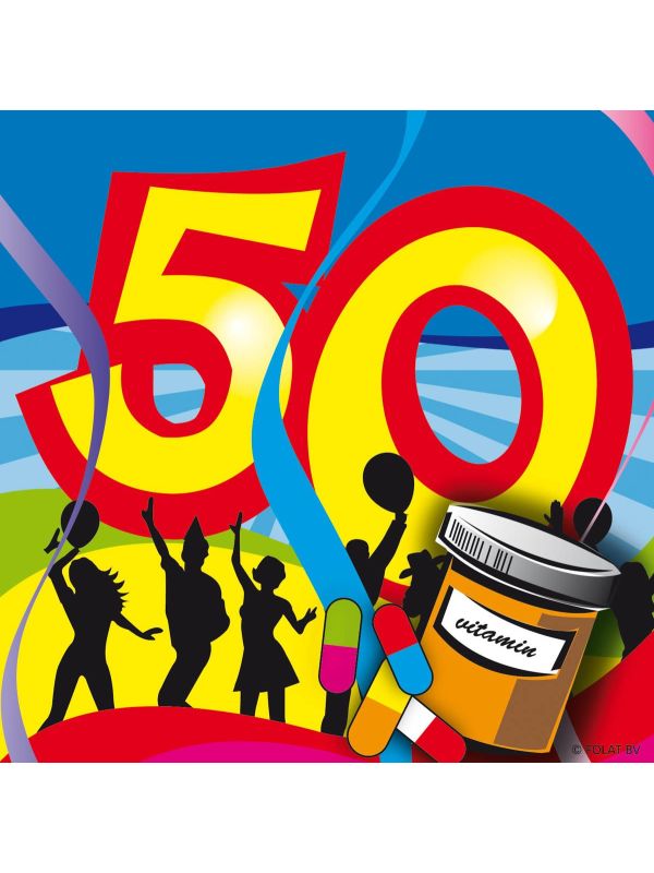 Servetten Feest 50 Jaar 20'st