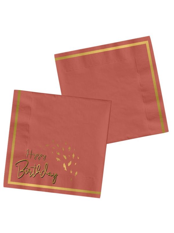 Servetten Golden Dusk