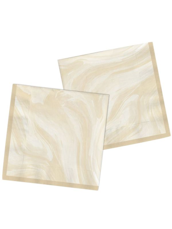 Servetten Marmer Beige