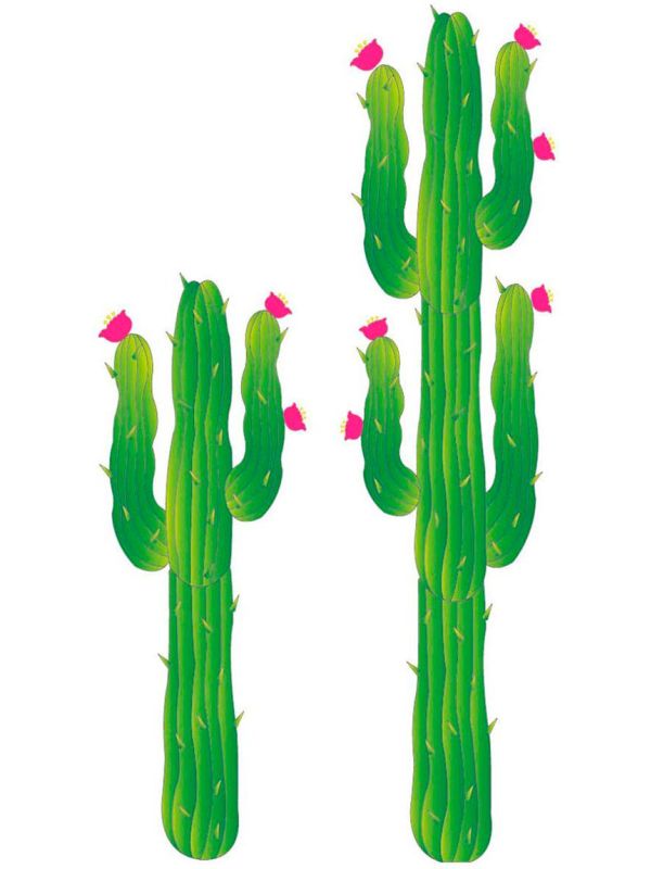 Set met 2 Papieren Cactussen