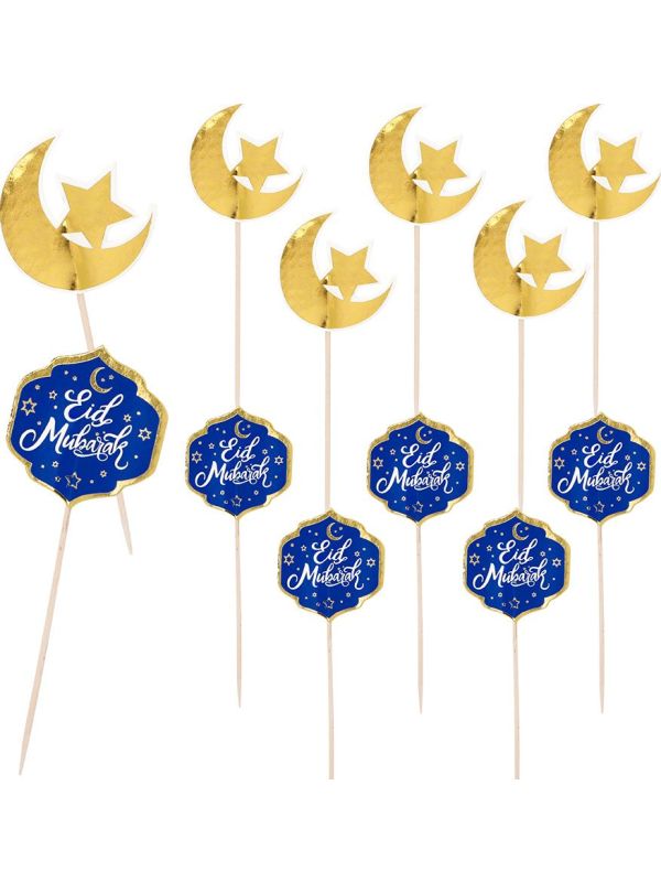 Set Van 12 Cocktailprikkers 'Eid Mubarak'