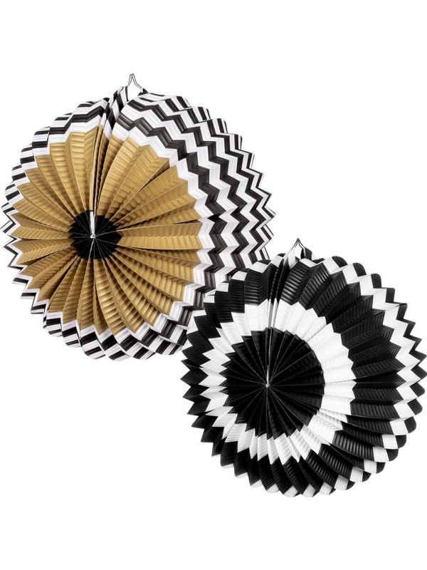 Set Van 2 Papieren Ballonlampionnen