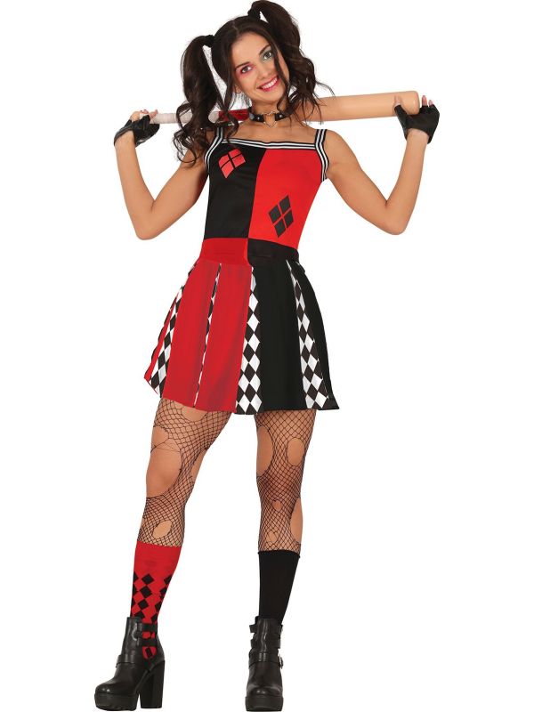 Sexy Harley Quinn Jurk Dames