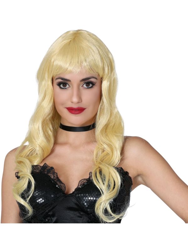 Shirley Krullen Pruik Blond