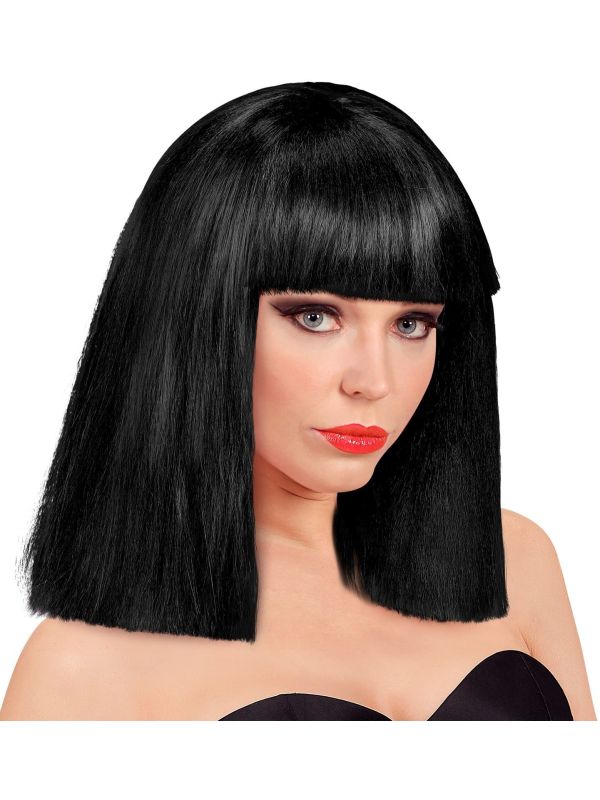 Showgirl Pruik Zwart