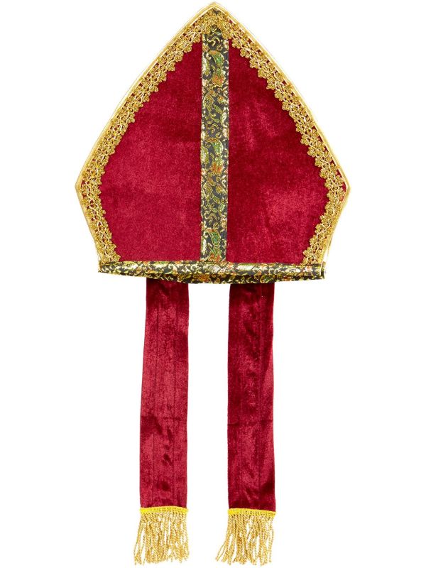 Sinterklaas Mijter Rood
