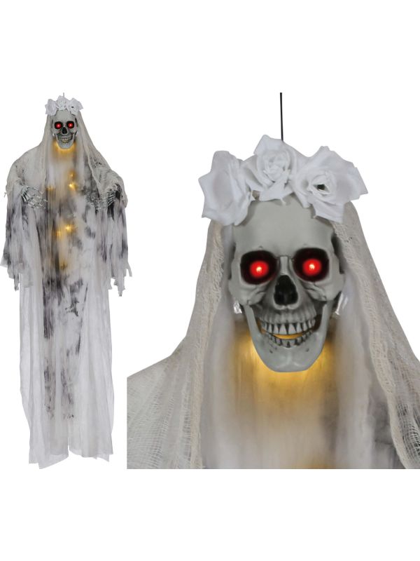 Skelet Bruidje met Lampjes