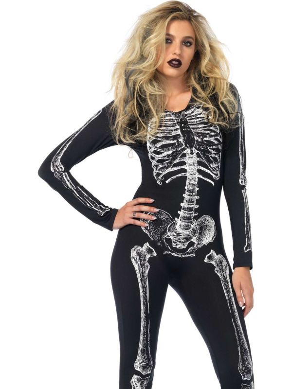 Skelet Carnaval Catsuit