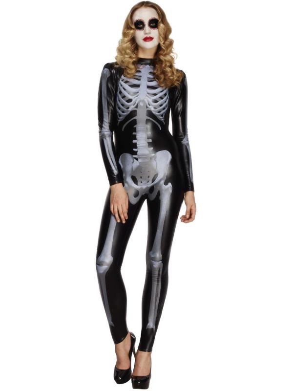 Skelet Catsuit Dames