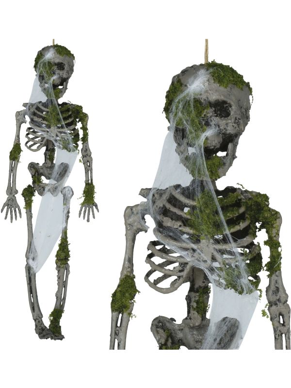 Skelet met Mos Halloween Hangdecoratie