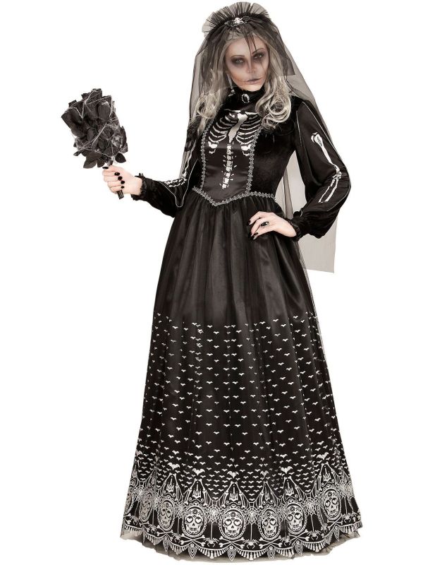 Skelet Zombie Bruid
