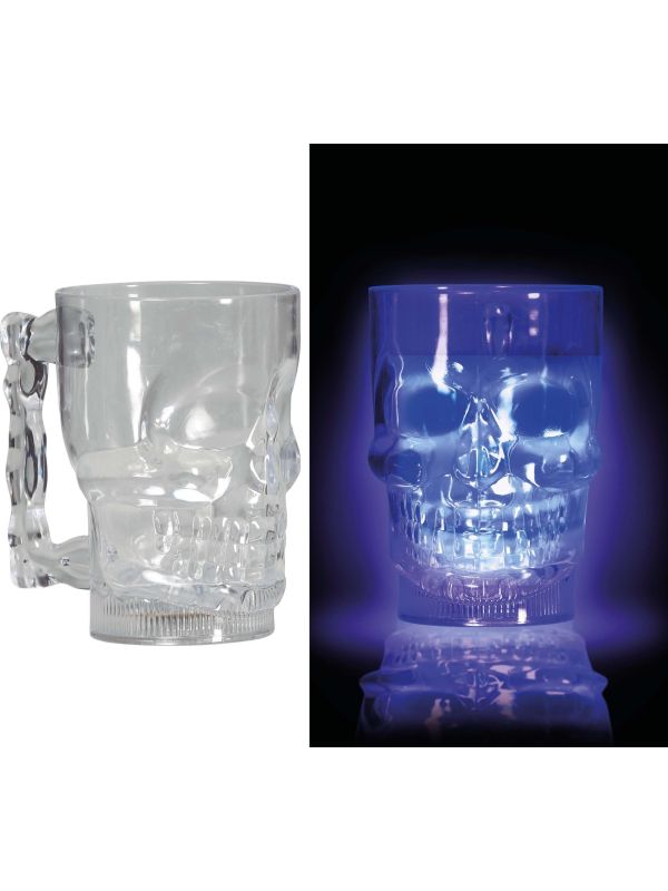 Skull Lichtgevende Bierpul 700ml