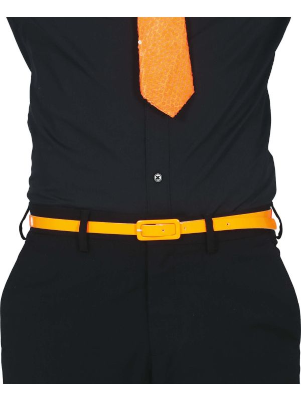 Smalle Neon Oranje Riem