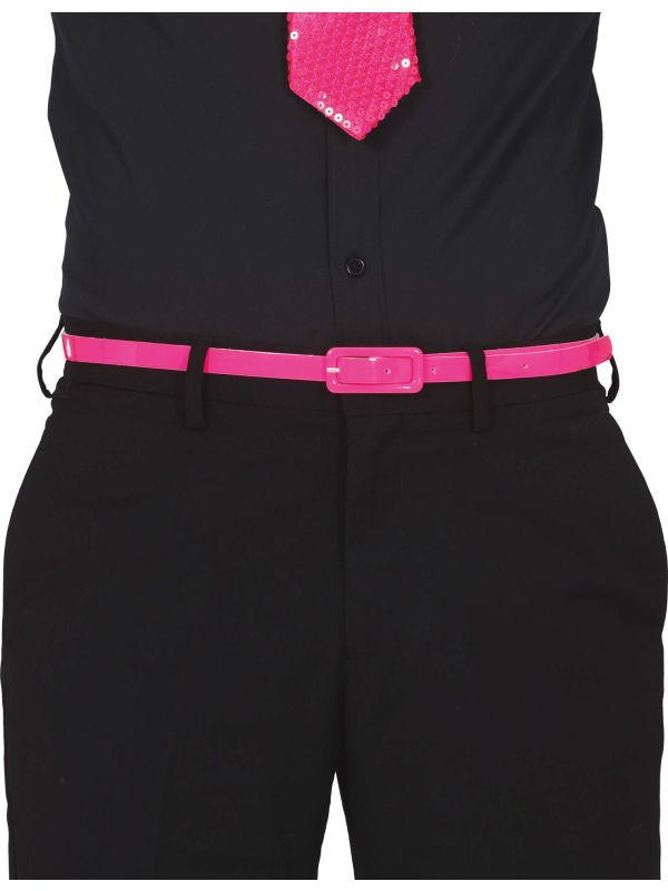 Smalle Neon Roze Riem