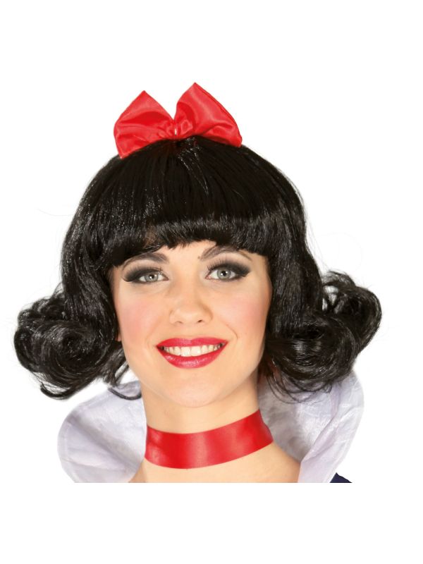 Sneeuwwitje Pruik met Krullen