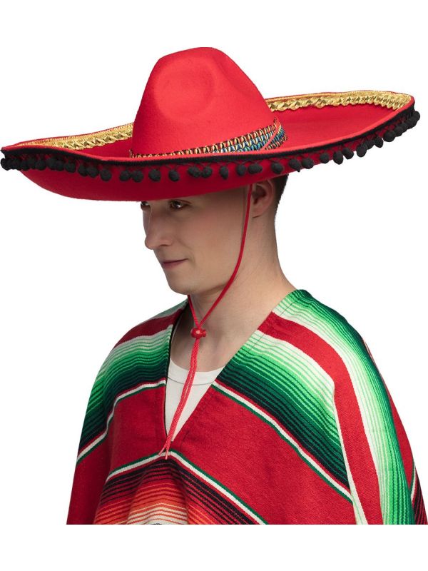 Sombrero Mexicaans Rood
