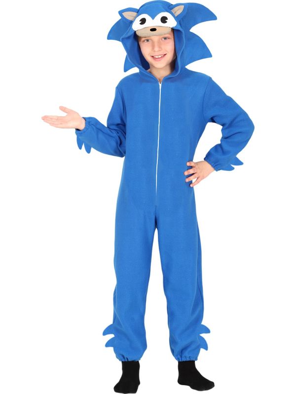 Sonic Kostuum Kind Blauw