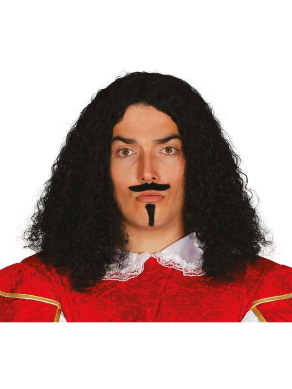 Spaanse Musketier Pruik Lang