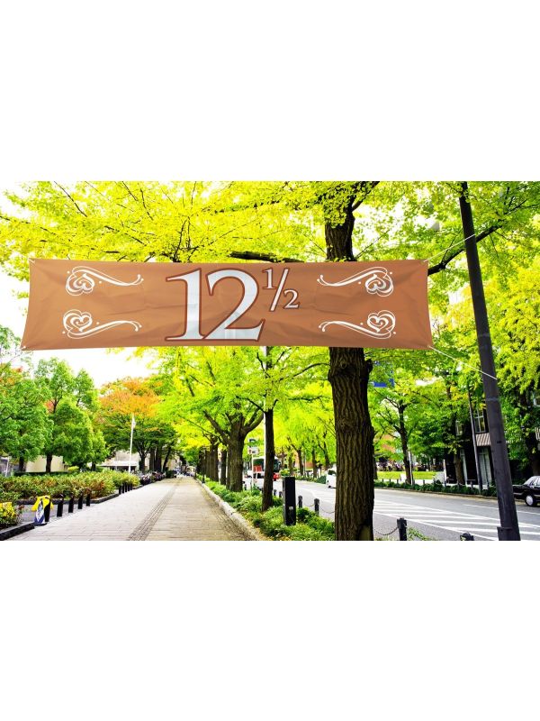 Spandoek 12,5 Jaar Koperen Jubileum