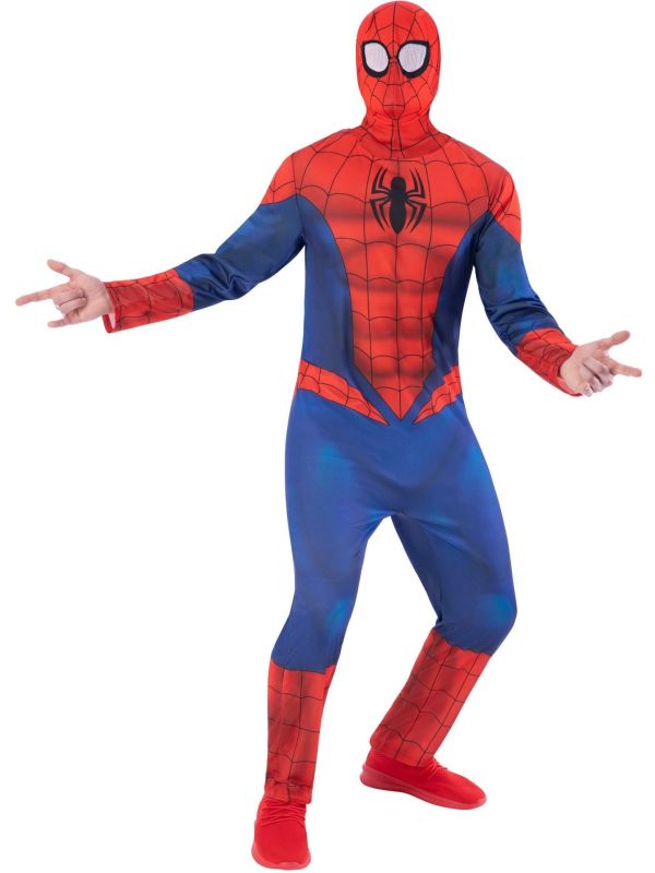 Spiderman Deluxe Kostuum Heren Marvel