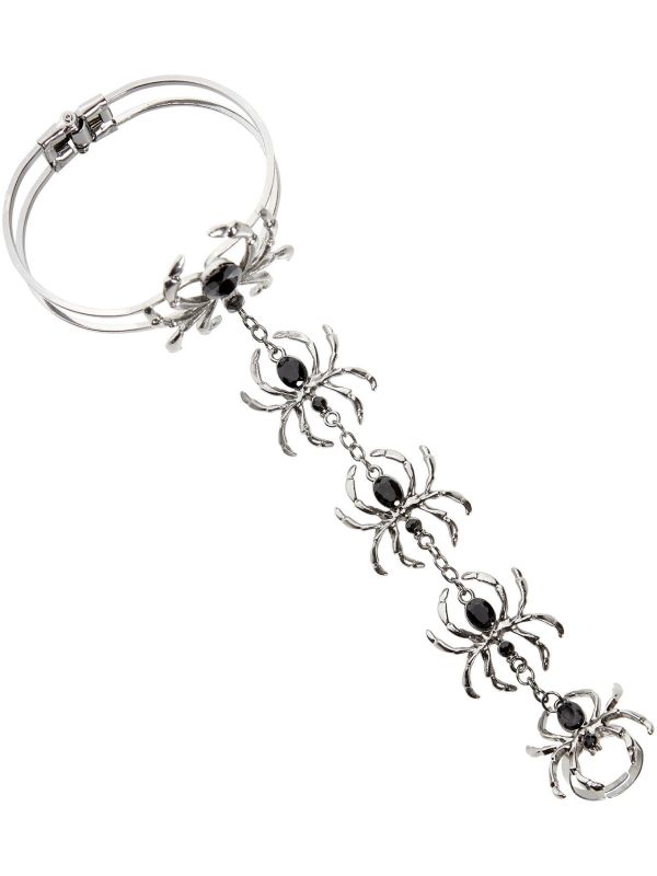 Spinnen Armband met Ring
