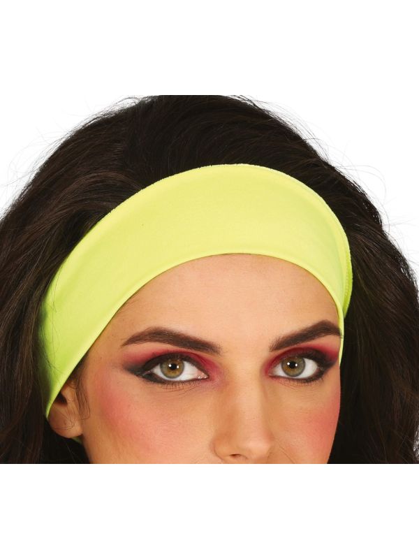 Sportieve Neongele 80's Hoofdband
