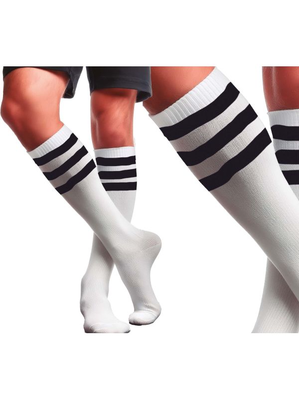 Sportstokken Carnaval Lang Mannen Wit 42-48