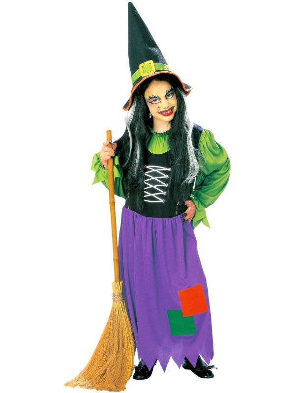 Sprookjes Heks Kind Kostuum