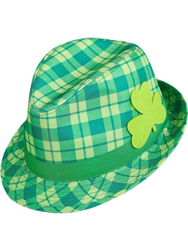 St. Patrick's Day Tartan Fedora