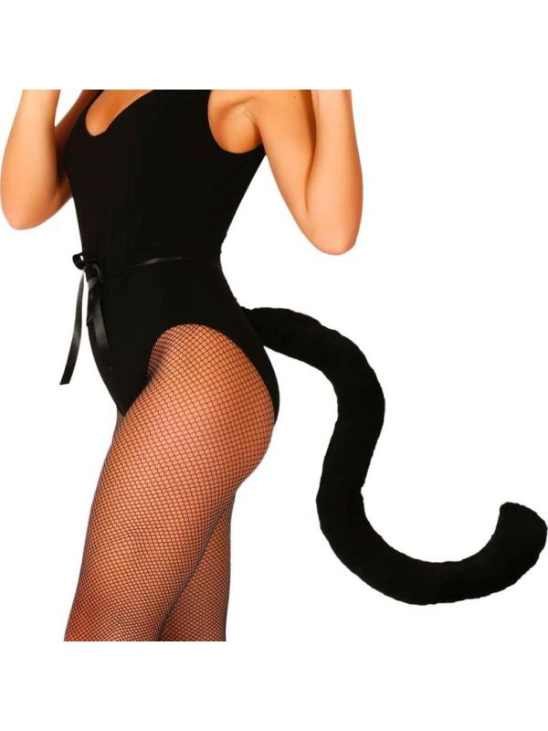 Staart Zwarte Kat
