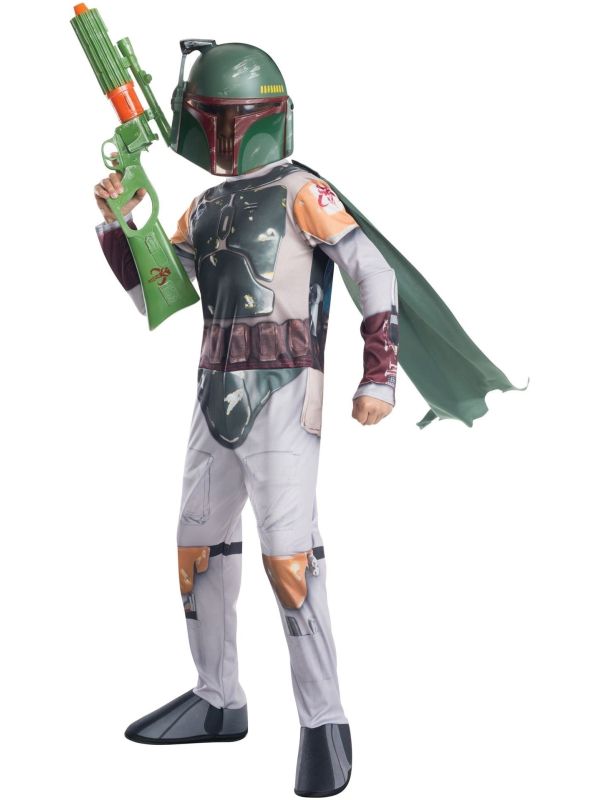 Star Wars Boba Fett Groen Kostuum Jongens