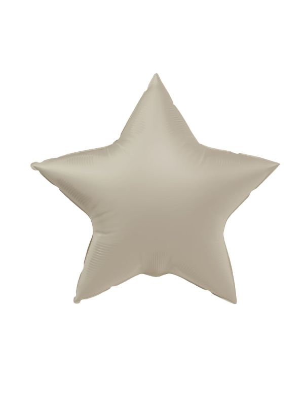 Ster Folieballon Crème Wit 45 cm