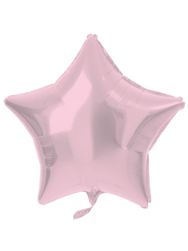 Stervorm Folieballon 48cm Pastel Roze
