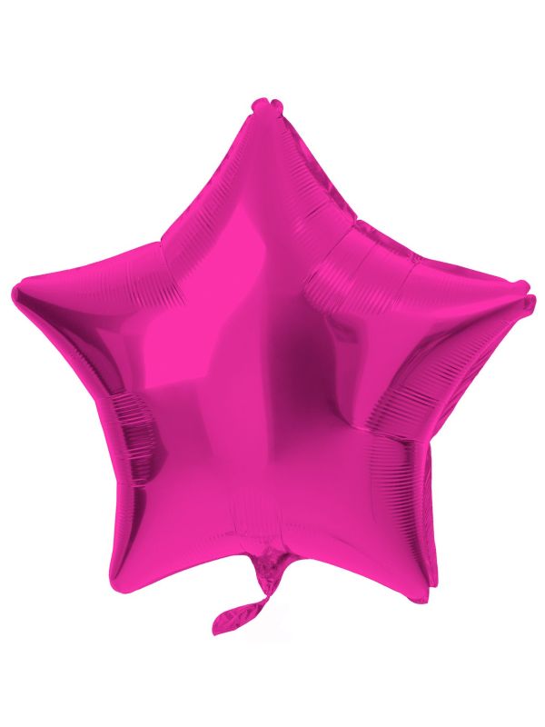 Stervorm Folieballon 48cm Roze