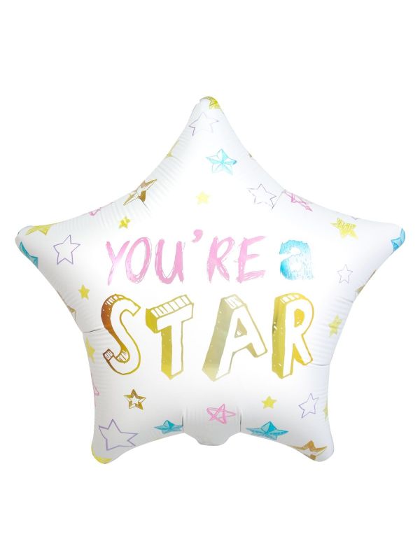 Stervormig Compliment Geslaagd Folieballon