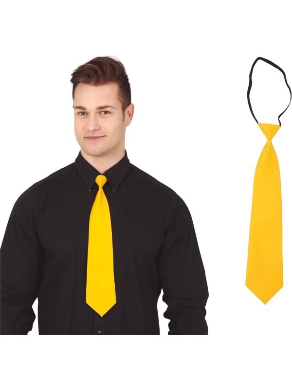 Stijlvolle Gele Stropdas 45cm