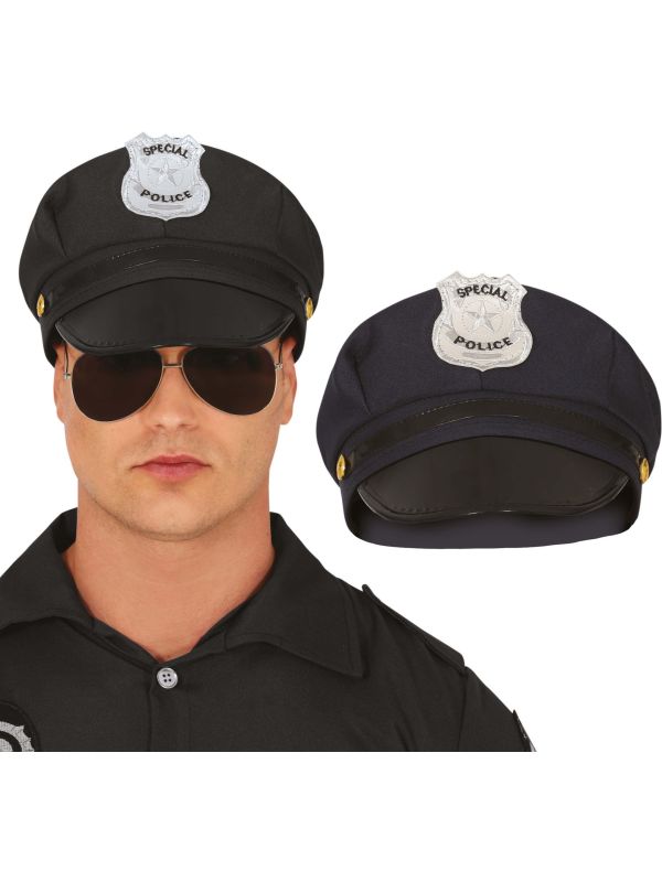 Stoere Zwarte Politie Pet