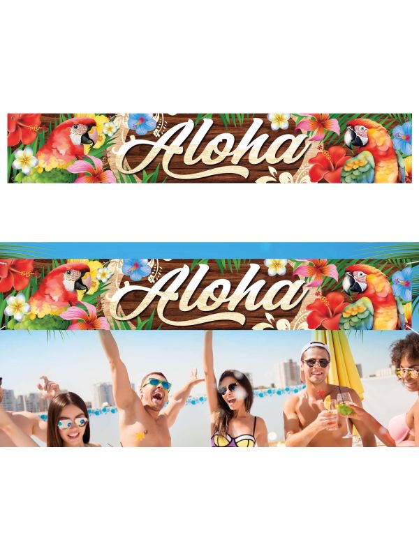 Stoffen Banner Aloha Hawaii 150cm