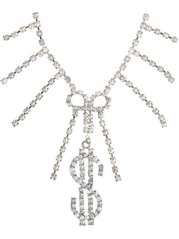 Strass Dollar Nekband