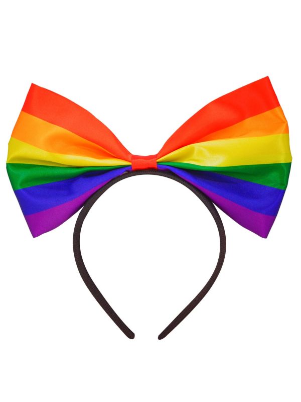 Strik Haarband Regenboog Dames