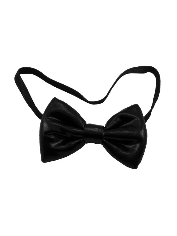 Strikje Metallic Zwart