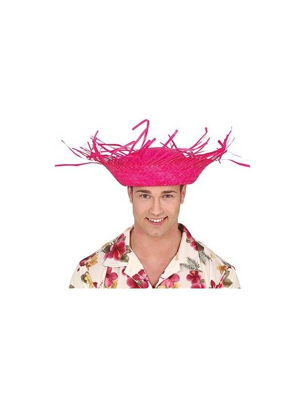 Strohoed Vogelverschrikker Roze