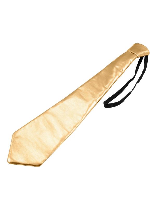 Stropdas Metallic Goud