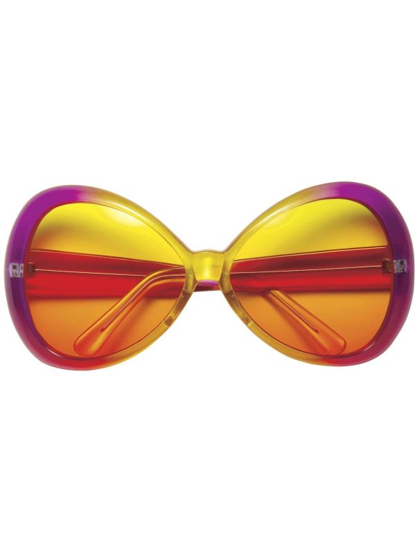 Sugar Babe Retro Bril Roze Geel