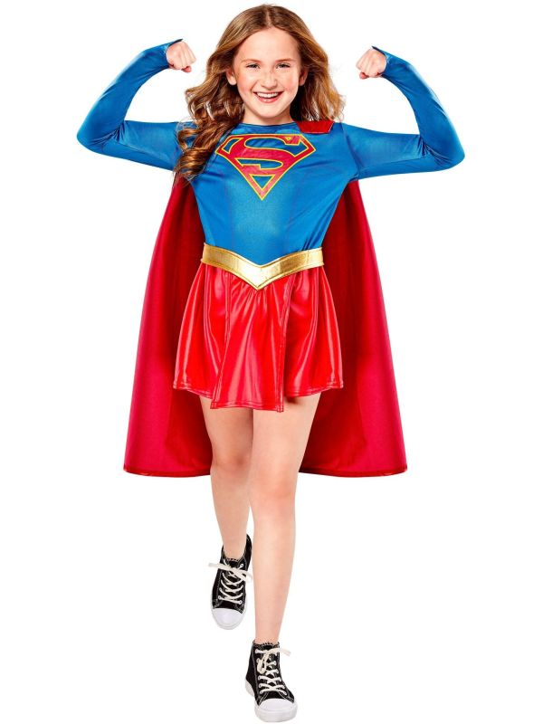 Supergirl Deluxe Kostuum Meisjes DC Comics Superman