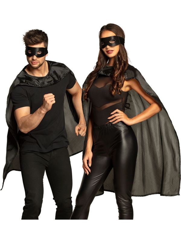 Superheld Verkleed set Zwart