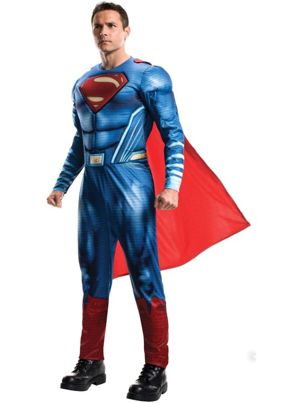 Superman Deluxe Gespierde Jumpsuit Heren Justice League